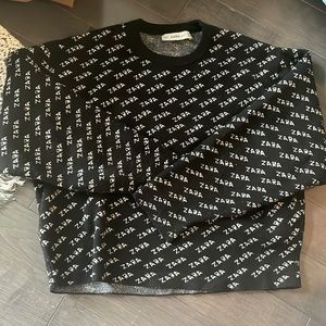 Zara logo sweater